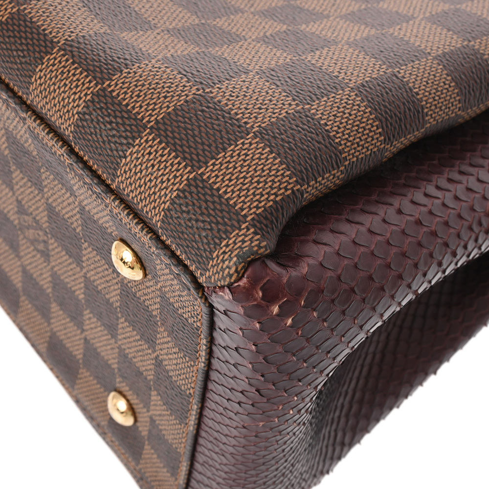 Louis Vuitton Damier Normandy Python Handbag Brown - image 5